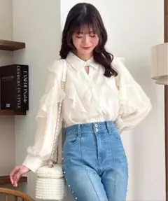 新品未使用 エアリーフェザートップス ホワイト - メルカリ