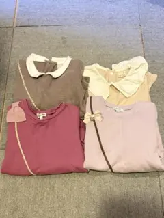 anyFAM(２枚) petit main(２枚)キッズ トップス４枚セットのサムネイル
