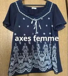 axes femme アクシーズファム　トップス　半袖のサムネイル