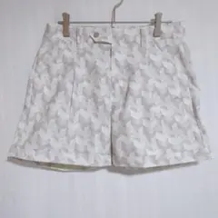 カッパ　ハーフパンツ　ショートパンツ　ゴルフ　メンズ　ジオメトリックパターン　M