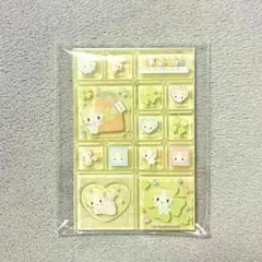 サンリオ　トレーディングミニタイルシール　マシュマロみたいなふわふわにゃんこ