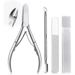 キューティクルニッパー 甘皮切 プッシャー 爪やすり ネイルケア 甘皮処理セット