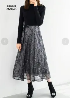 MISCH MASCH　バリエーションレースドッキングワンピース