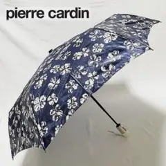 《ピエール・カルダン》四つ葉のクローバー総柄 折りたたみ傘 雨傘 楽々ワンタッチのサムネイル