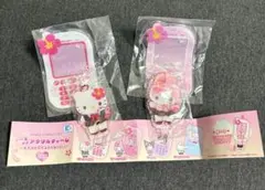 ケースつきアクリルチャーム　キティ　マイメロ　ときめき平成コギャル