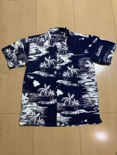 Favant アロハシャツ 半袖 ネイビー Sサイズのサムネイル
