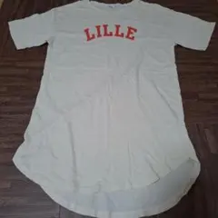 極美品ペアマノン半袖Tシャツチュニックワンピース150センチ