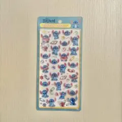 ディズニー　ボンボンドロップシール　スティッチらくがき