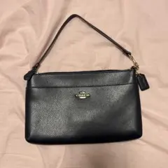 安*）様 COACH レザー バッグ　アクセサリーバッグ