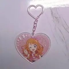 アイカツプリパラ 大空あかり ポップコーンバッグ特典 ハート型キーホルダー