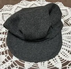 グレー キャスケット （キャップ）