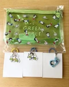 レア】Mrs. GREEN APPLE FC限定ポーチ バッジ付き - メルカリ