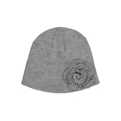 SETUPEXE CORSAGE BEANIE MELANGE GRAY