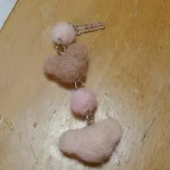羊毛フェルトアニマルストラップ