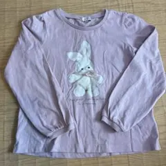 any FAM ウサギプリント 長袖カットソー 120