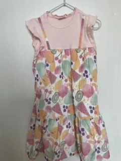 美品♡ビスキュイワンピース130のサムネイル