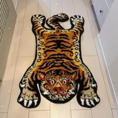 タイガーラグ カーペット チベタン マット トラ 虎 インテリア