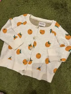 ボボショース　カーディガン　みかん　正月　90 95 100