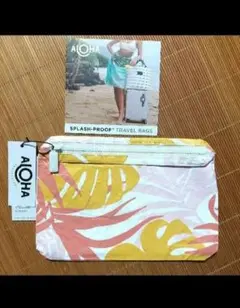 完売品☆アロハコレクション✖️ハワイアンエアライン☆ポーチ大☆ほぼ 