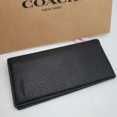 新品　COACH　コーチ　長財布　ブレスト ポケット ウォレット　正規品