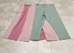 H&M キッズ 7分丈レギンス 4枚セット 140CM