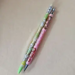 シャープペンシル 2本セット ラブ友 鉛筆風シャーペン 平成レトロ