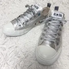 CONVERSE ALL STAR スニーカー 26.5cm メタリックシルバー