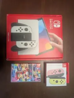 ☘*☘様 Switch有機EL＋Joy-Conイエローピンク＋マリオカート8De