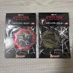 Happyくじ スパイダーマン F賞 メタリックキーホルダー 2種のサムネイル