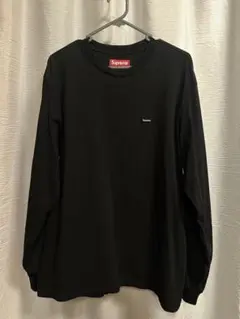 supreme small box logo l/s tee S black