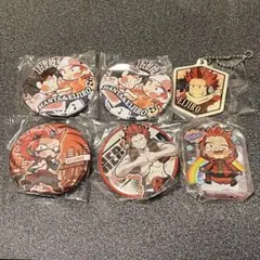 ヒロアカ　切島鋭児郎　缶バッジ　アクスタ　プレートキーチェーン