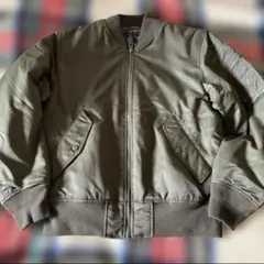 UNIQLO オリーブ MA-1ジャケット　L 綺麗め