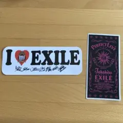 EXILE サイン入りステッカーセット