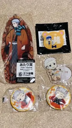 東京リベンジャーズ　三ツ谷隆　アクスタ　缶バッジ　アクキー　ネームバッジ　5点