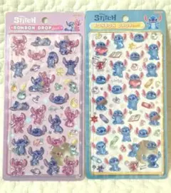 【正規品】ボンボンドロップシール スティッチ 2枚セット
