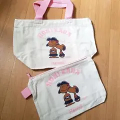 新品未使用　 日焼けスヌーピー トートバッグ ポーチ