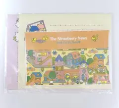 【平成レトロ】ハローキティ　サンリオ いちご新聞　レターセット