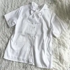 noir kei ninomiya ノワールケイニノミヤ　半袖ブラウス　ボウタイのサムネイル