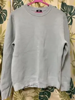 UNIQLO ウォッシャブルミラノリブクルーネックセーター　S