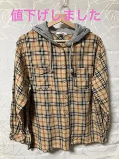 ピンクラテ　女の子トップス　女の子長袖シャツ　160 キッズパーカー