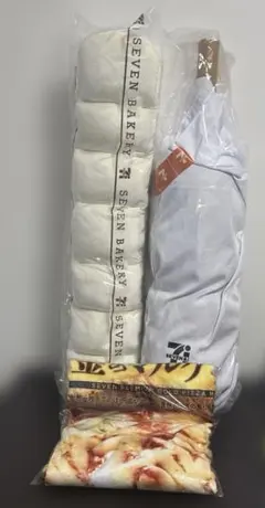 happyくじ　セブンイレブン　ちぎりパンクッション　からあげ棒　ブランケット