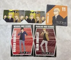 カラオケまねきねこ　ハイキュー　コースター　オリジナルカード　フードピック