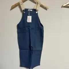 PAIR MANON ブルー オーバーオール 110