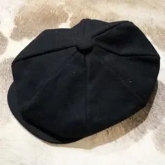 USA製ニューヨークハットCanvas Newsboy コットン素材 黒L 新品 - メルカリ