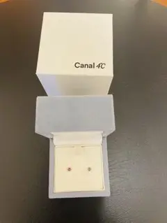 【新品未使用】Canal 4℃　K10YG アメジスト ピアス