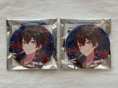 AMPTAKxCOLORS あっと 缶バッジ YUKATA POP! 2点　等身