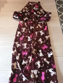 猫柄　ネコ　トップバリュ　着る毛布　135×160センチ