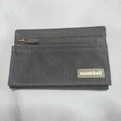 mont-bell モンベル ナイロン コンパクト財布 3つ折財布 ネイビー系