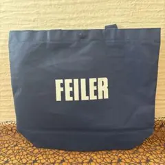 FEILER フェイラー 軽量 トートバッグ ネイビー ☆ フェイラーバッグ ♪のサムネイル