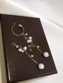 完売品　アガット　ageteピアスチャーム　k10YGチャーム